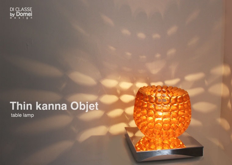 Thin kannna objet table lamp DI CLASSE by Domei desing