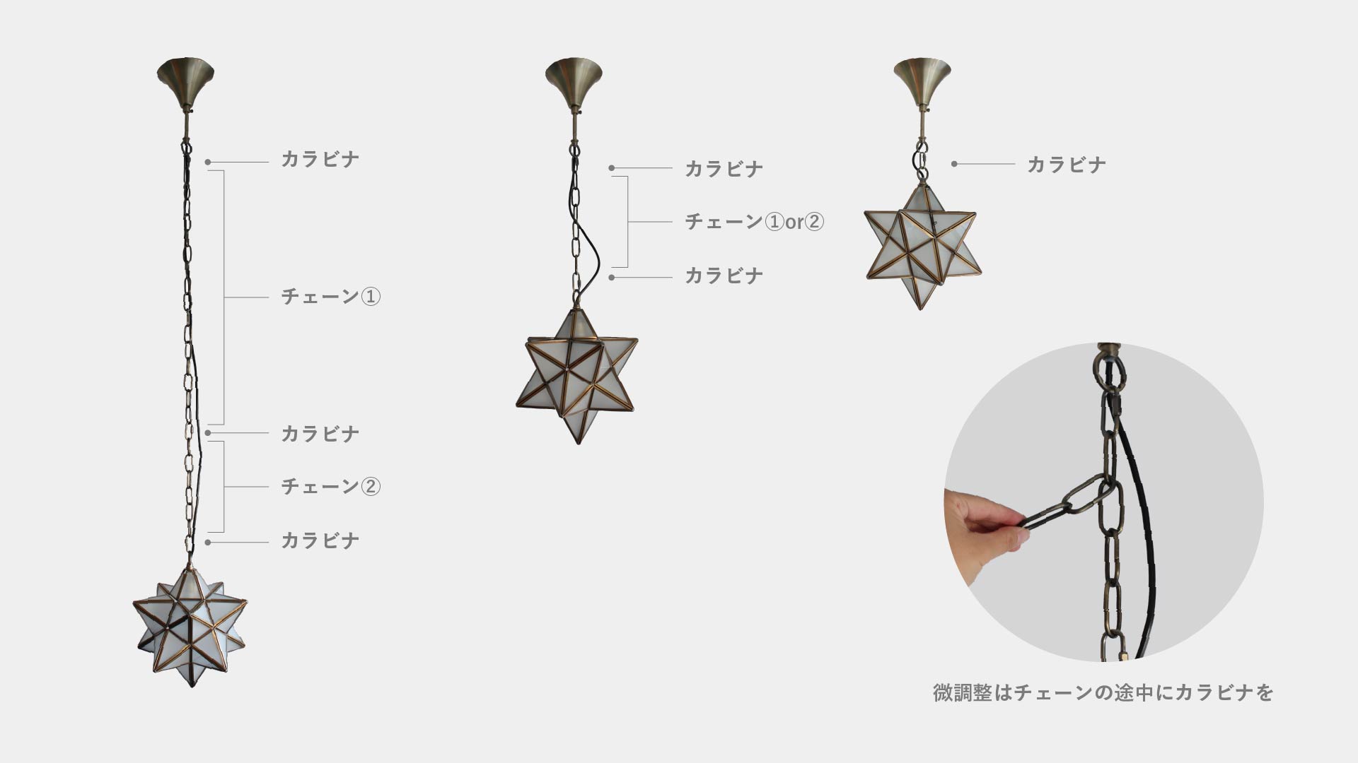 エトワールペンダントランプ