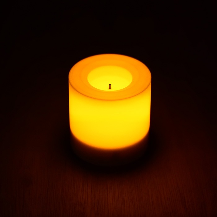 暗い部屋に置いたとき