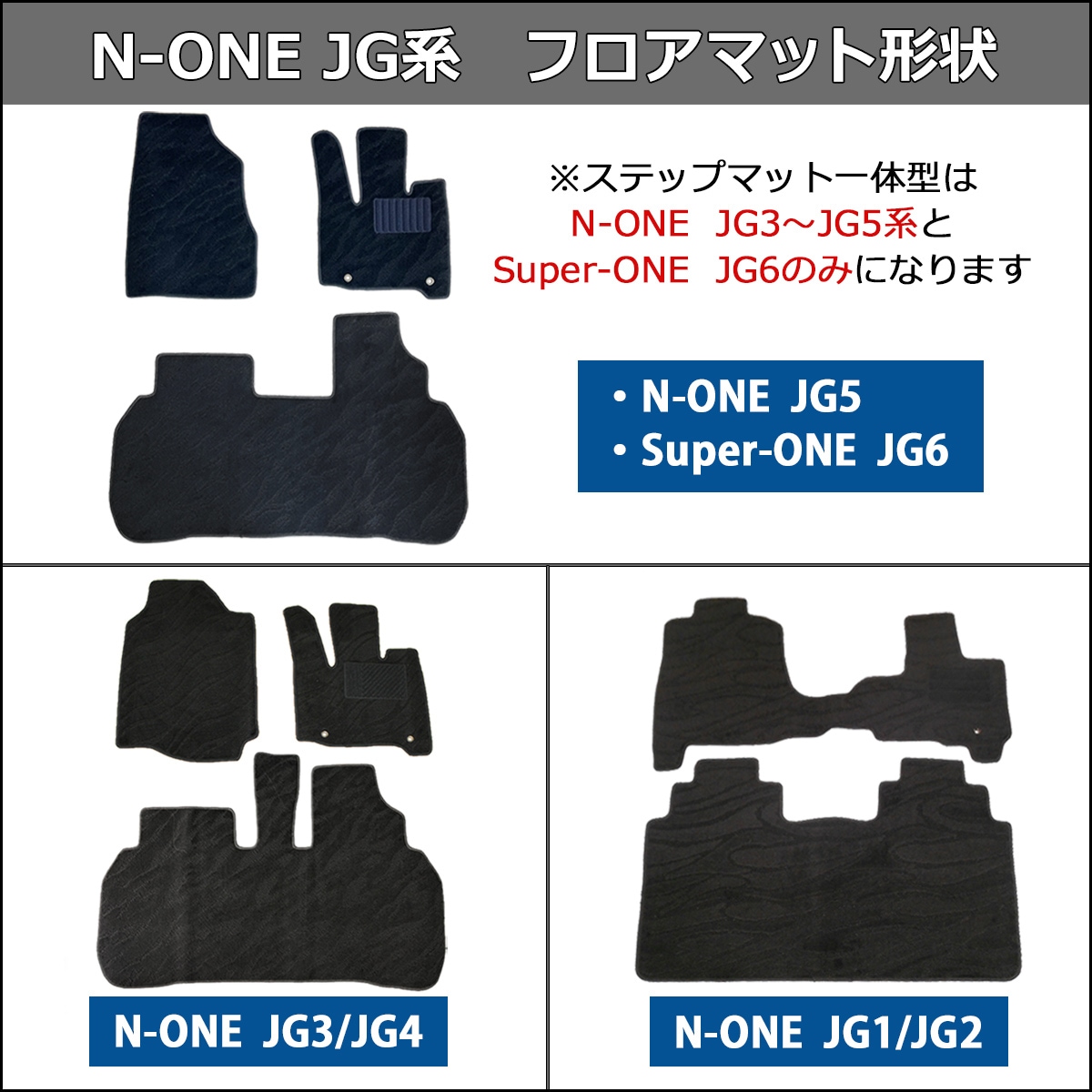 ホンダ 新型 N-ONE e : JG5 N-ONE エヌワン JG3 JG4 JG1 JG2フロア 