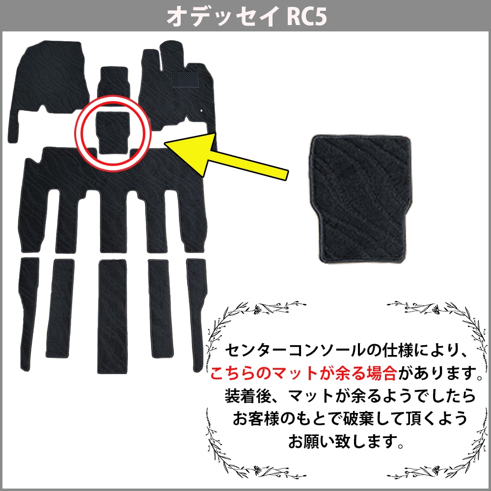ホンダ 新型 オデッセイ RC1 RC2 RC4 RC5 フロアマット & ラゲッジ