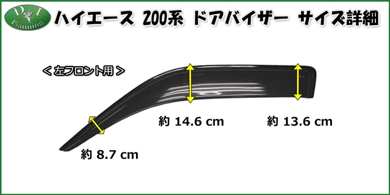 トヨタ ハイエースバン 200系 フロアマット&ラゲッジ&バイザー(金具有