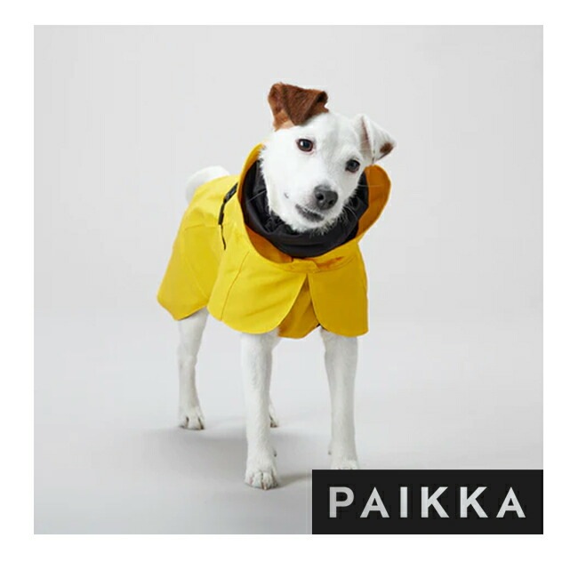 暗闇で光るレインコート PAIKKA ビジビリティレインコート 小型犬