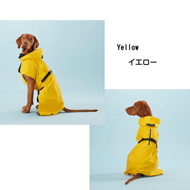 暗闇で光るレインコート PAIKKA ビジビリティレインコート 小型犬