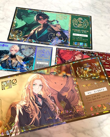 ウイニングチケット　引退記念色紙 チケット風カードセット Vivid BAD SQUAD - プロジェクトセカイ