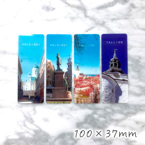 クリアしおり100×37mm（小ロット印刷）