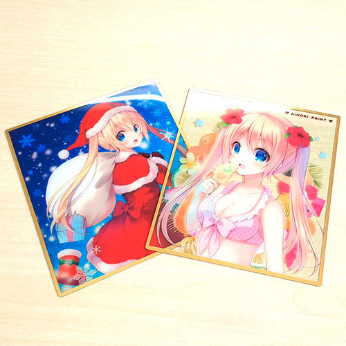 クリアミニ色紙