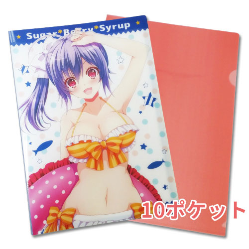 A4クリアファイル収納ホルダー（10ポケット）