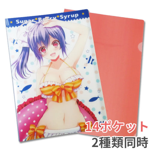 A4クリアファイル収納ホルダー（14ポケット） 2種同時注文