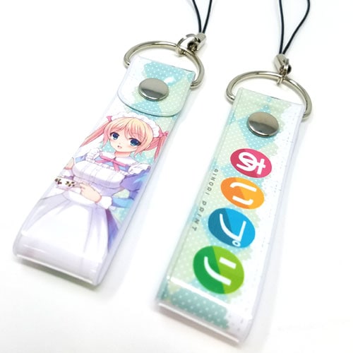 ビニールストラップ 100個（OPP袋入れあり）