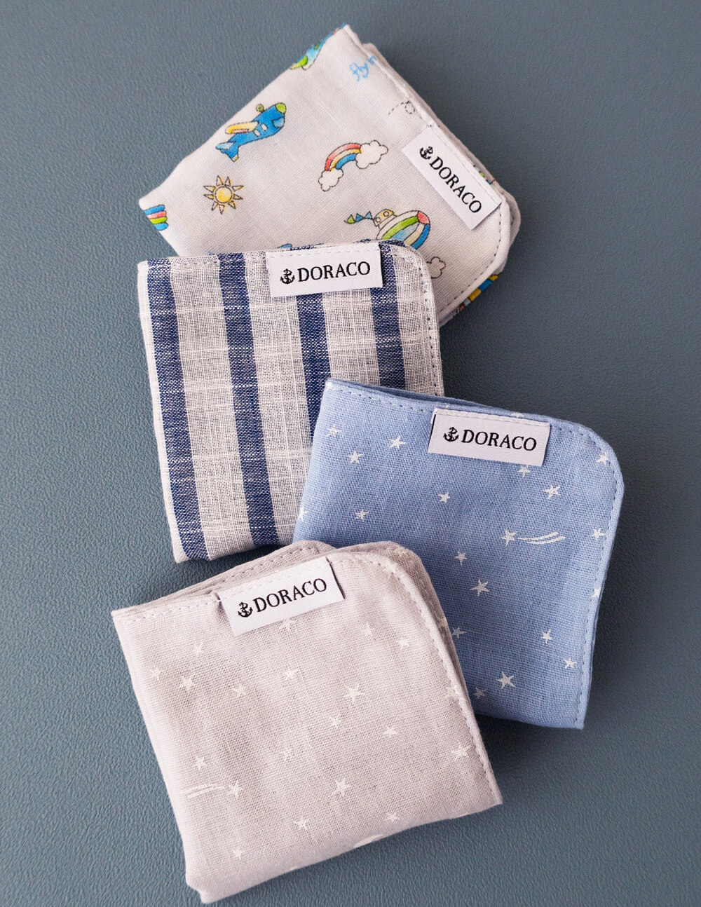 ポケット ミニハンカチ 入園 入学 卒園記念品 DORACO FIRST (ドラコ