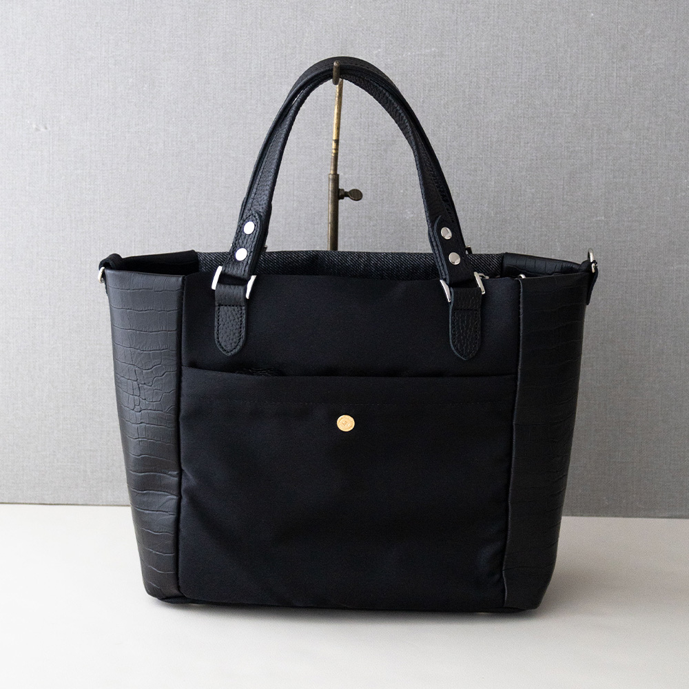 2WAY 軽量 ハンドバッグ /斜め掛けショルダー Blockbag ブロックバッグ