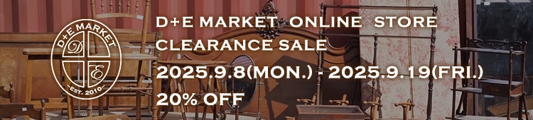 CLEARANCE SALE2025.9.8(MON.) - 2025.9.19(FRI.)20% OFF