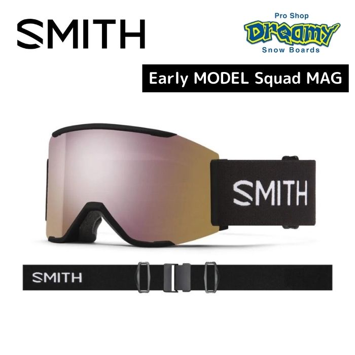 23-24 SMITH スミス Early Goggles SQUAD MAG 010274004 gogglesoc付き クロマポップレンズ2枚付属  スノーゴーグル ラージフィット 正規品-スノーボード（キッズ）・サーフィンの専門店｜DREAMY