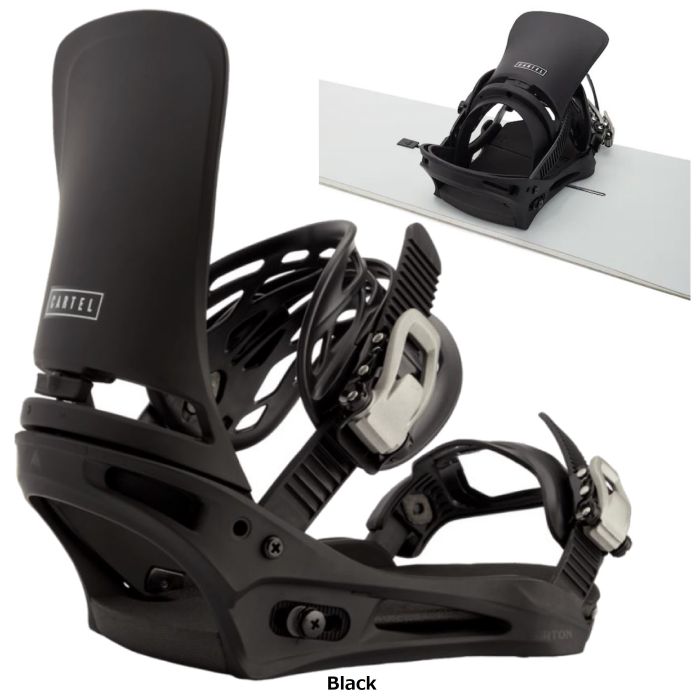 BURTON バートン Men's Cartel Re:Flex Snowboard Bindings 