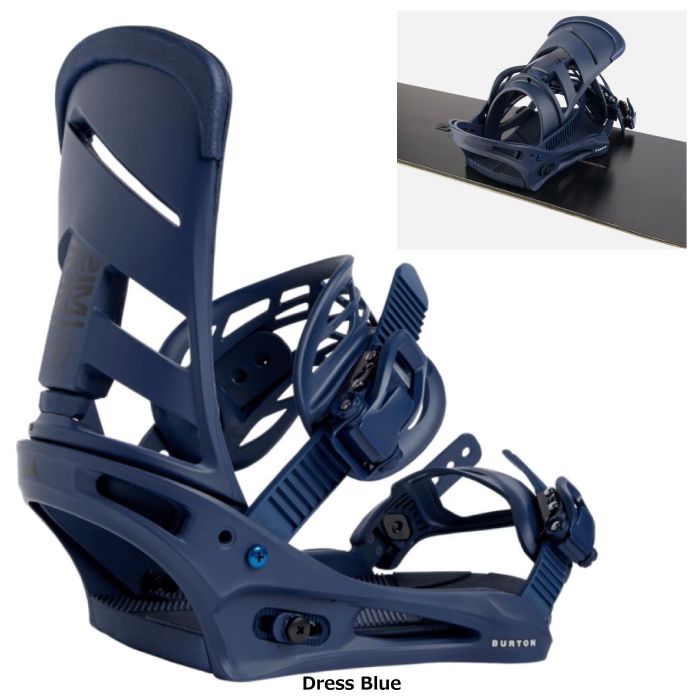 BURTON バートン Men's Mission Re:Flex Snowboard Bindings 105461 ...