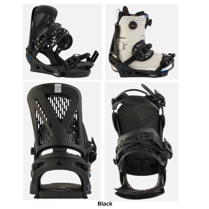 BURTON バートン Men's Genesis Re:Flex Snowboard Bindings 105471 