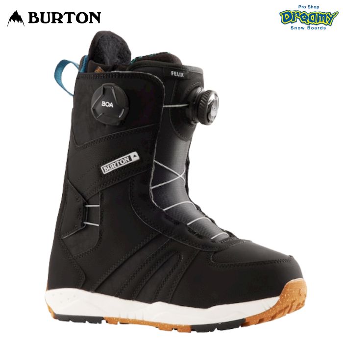 BURTON バートン Women's Felix BOA Snowboard Boots 131791 フェリックス スノーボードブーツ  オールマウンテン パーク バックカントリー Black 22-23 正規品-スノーボード・サップ・サーフィン・スケートボードの