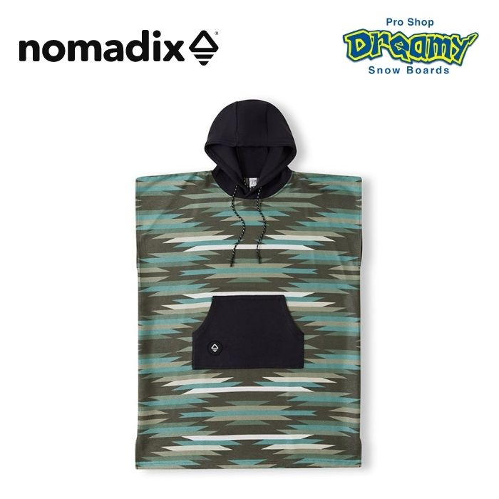 NOMADIX ノマディックス UINTA GREEN CHANGING PONCHO S/M ポンチョ 76x102cm アウトドア ビーチ  g-170018 正規品-スノーボード（キッズ）・サーフィンの専門店｜DREAMY