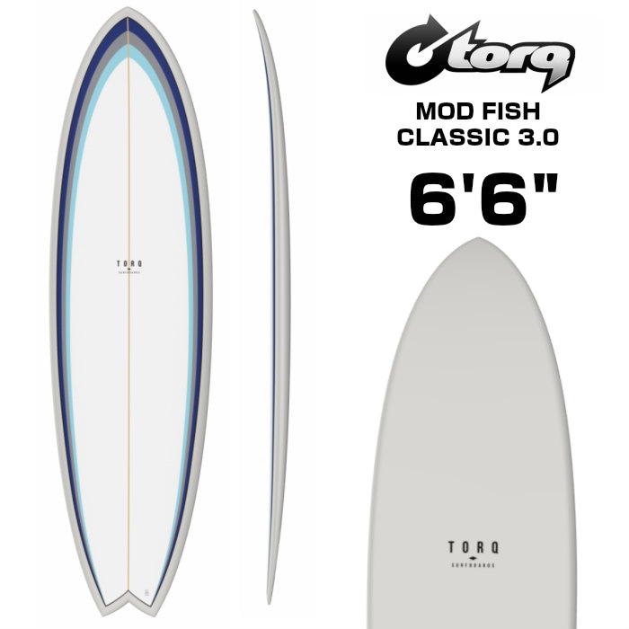 ORQ Surfboard トルクサーフボード MOD FISH - 6'6” CLASSIC ...