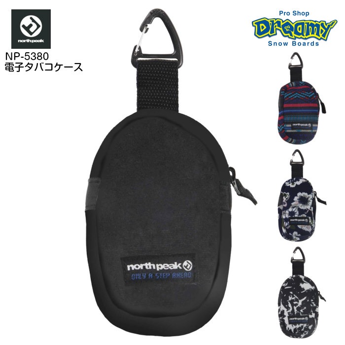 North Peak ノースピーク 電子タバコケース Np 5380 カラビナ付き ファスナー開閉 バッテリー消耗防止 ロゴ アイコス Iqos スノーボード スキー 正規品 スノーグッズ ドリーミー公式オンラインストア