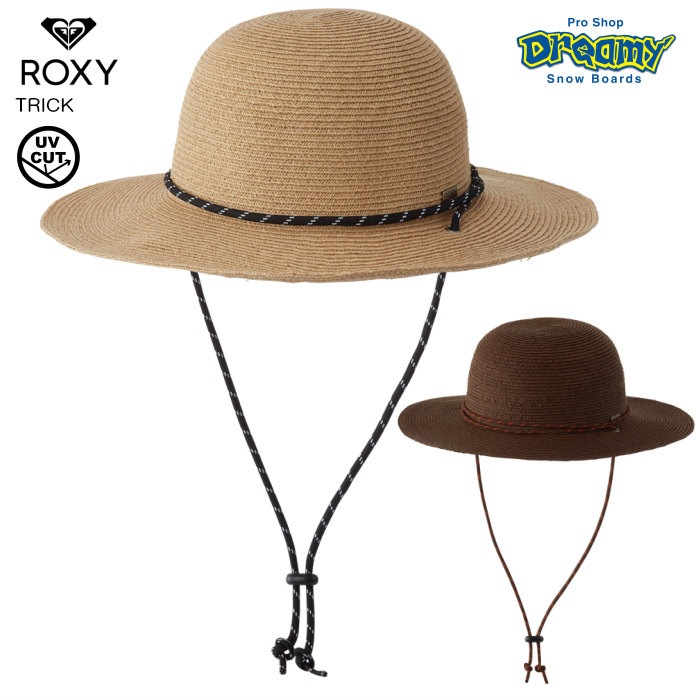 Roxy ロキシー Trick Rht ハット Uvカット 折りたたみ可能 手洗い可能 クイックドライ汗止めテープ 麦わら帽子 ロゴ アウトドア 21春モデル 正規品 値段別 5 001円 10 000円 ドリーミー公式オンラインストア