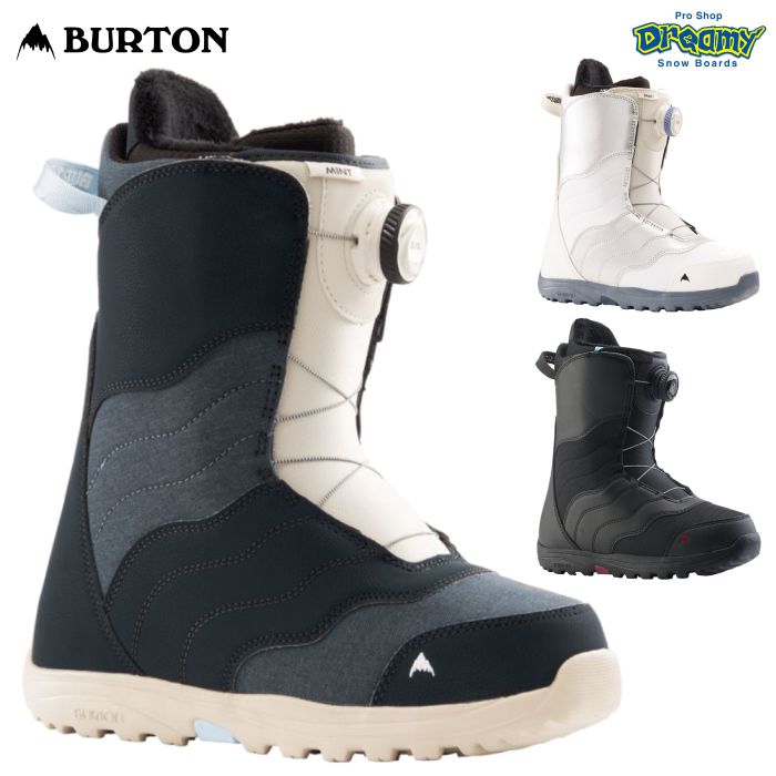 BURTON バートン Women's Mint BOA Snowboard Boots - Wide 215361 ミント ソフトフレックス  オールマウンテン スノーボード ブーツ レディース 21-22 正規品-スノーボード（キッズ）・サーフィンの専門店｜DREAMY