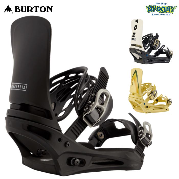 BURTON バートン Men's Cartel X Re:Flex Snowboard Bindings 222301 