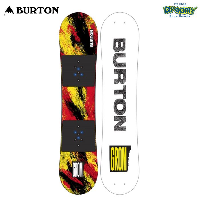 BURTON バートン Kids' Grom Ketchup Snowboard 235991 キッズ グロム フラットトップ ツイン  オールマウンテン 初級者向け スノーボード 板 22-23 正規品-スノーボード（キッズ）・サーフィンの専門店｜DREAMY