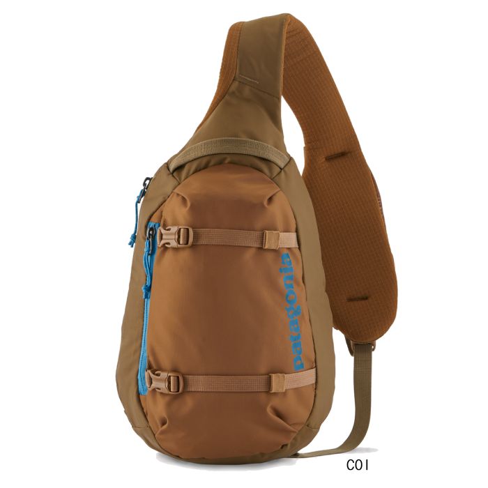 patagonia パタゴニア アトム・スリング 8L 48262 ボディーバッグ スリング型 シングルストラップ 携帯電話用ポケット  収納可能ストラップ ロゴ 正規品-スノーボード（キッズ）・サーフィンの専門店｜DREAMY