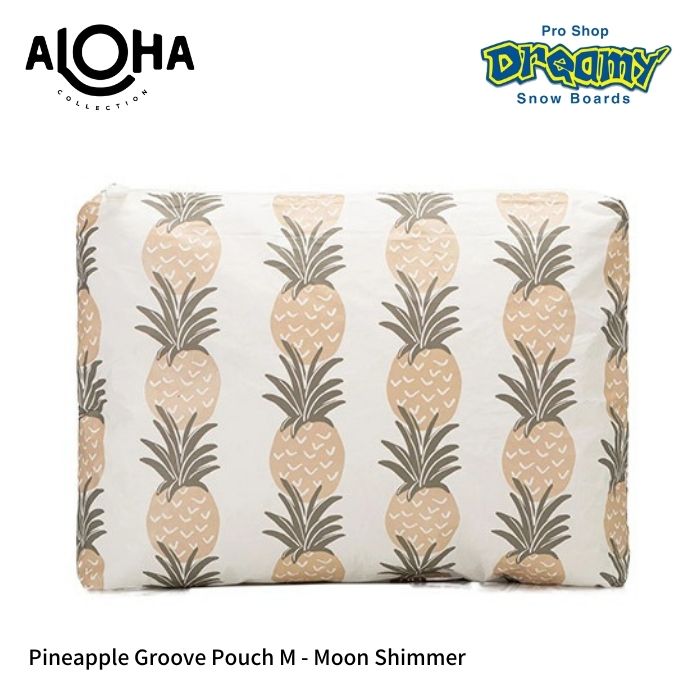 ALOHA アロハコレクション Pineapple Groove Pouch M - Moon Shimmer bd-5058015 ポーチ M  SPLASH-PROOF 防滴 軽量 タイベック 二重構造 ビーチ 2023モデル 正規品-スノーボード（キッズ）・サーフィンの専門店｜DREAMY
