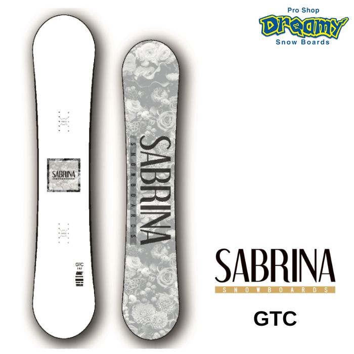 23-24 SABRINA サブリナ GTC 139/142/144 キャンバー スノーボード