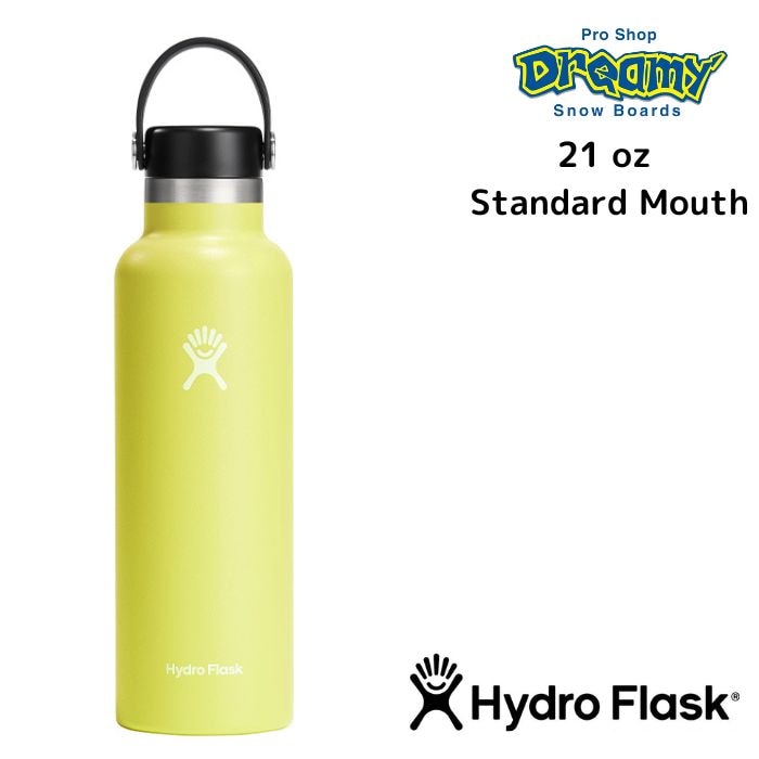 HydroFlask ハイドロフラスク 21oz Standard Mouth Cactus 8900120114231 621ml ステンレスボトル  真空断熱構造 アウトドア 水筒 正規品-スノーボード（キッズ）・サーフィンの専門店｜DREAMY