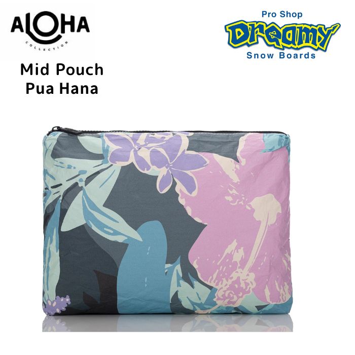 ALOHA COLLECTION アロハコレクション Mid Pouch Pua Hana