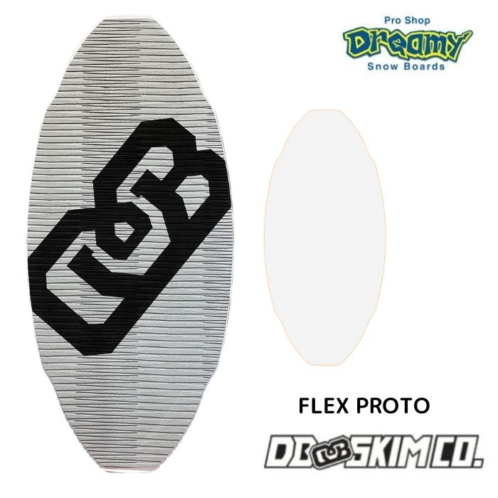 DB ディービー FLEX PROTO フレックス プロト GRAY/BLK 3枚層 軽量 FLATSKIM フラットスキム  スキムボード-スノーボード（キッズ）・サーフィンの専門店｜DREAMY