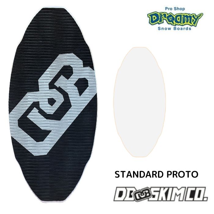 DB ディービー STANDARD Proto BLACK/GRAY 5枚層 スタンダード プロト FLATSKIM フラットスキム  スキムボード-スノーボード（キッズ）・サーフィンの専門店｜DREAMY