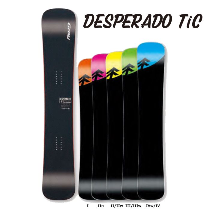 23-24 GRAY SNOWBOARD グレイ DESPERADO TiC デスペラード シングル