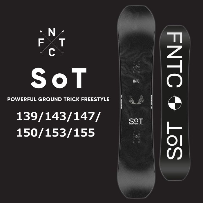 FNTC  SOT 20-21モデル　153cmスノーボード