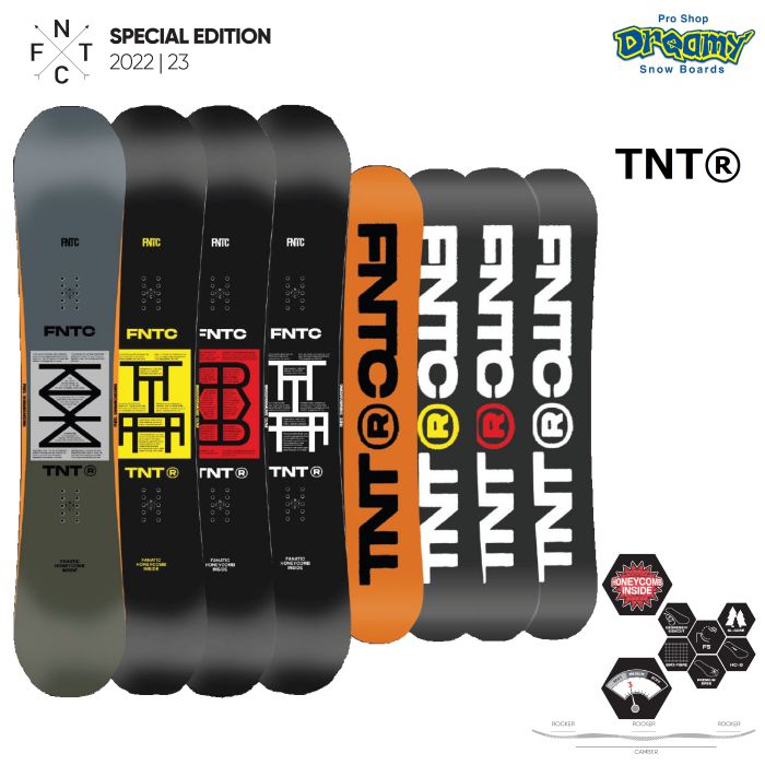 FNTC TNT R 22-23モデル150㎝ダブルキャンパー美品-