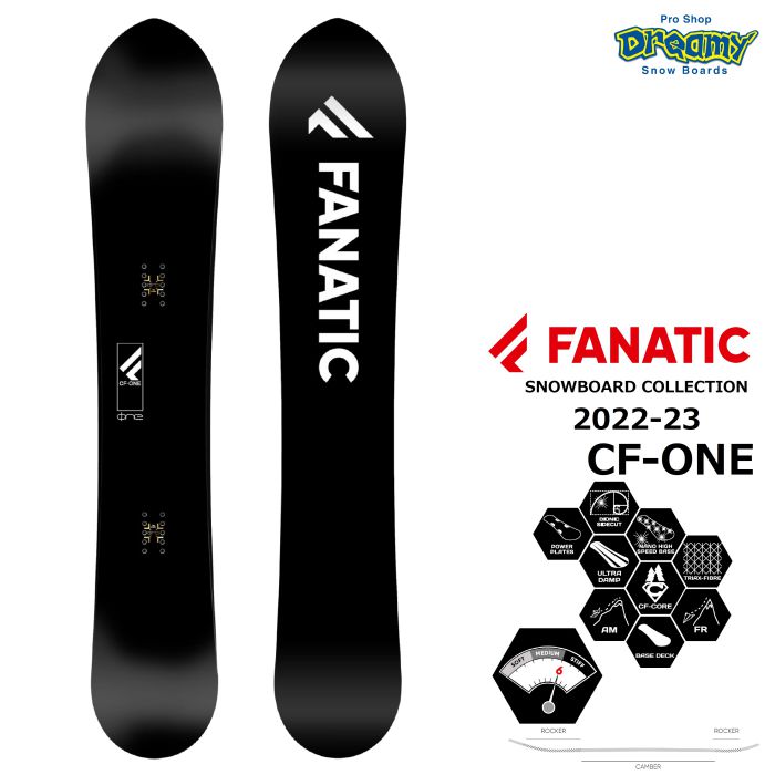 22-23 FANATIC ファナティック CF-ONE POWキャンバー ディレクショナル ハードフレックス パウダー オールマウンテン カービング  スノーボード 板 2023 正規品 | ☆スノーボード,ボード,ブランド,FANATIC | ドリーミー公式オンラインストア