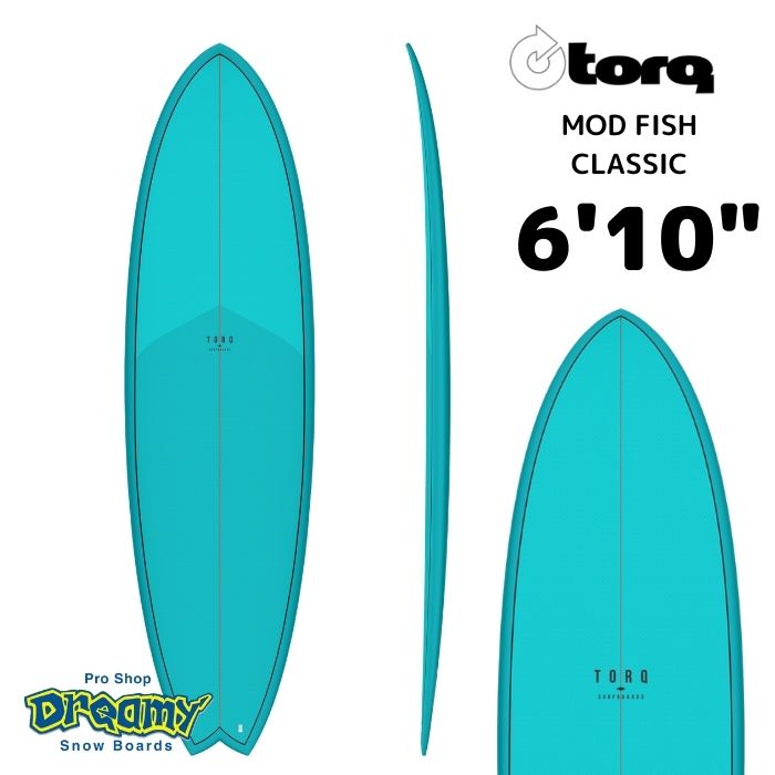 TORQ Surfboard トルクサーフボード MODFISH 6'10” クラシック CLASSIC