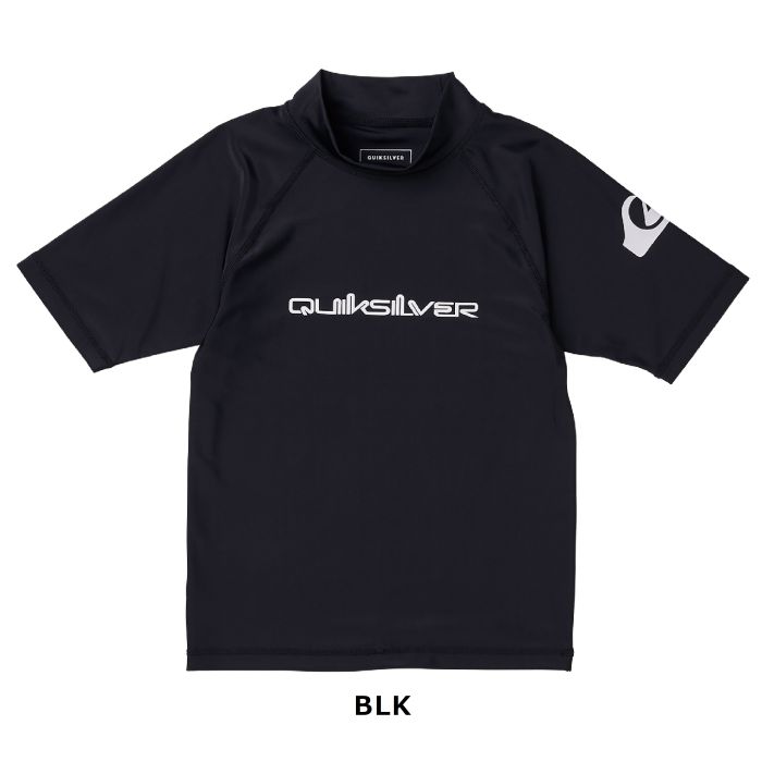 QUIKSILVER クイックシルバー ON TOUR SR KIDS KLY221154 キッズ ラッシュガード 100-160cm  レギュラーフィット UPF50+ 半袖 リサイクル素材 ロゴ 正規品-スノーボード（キッズ）・サーフィンの専門店｜DREAMY