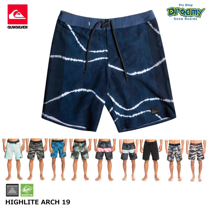 QUIKSILVER クイックシルバー HIGHLITE ARCH 19 EQYBS04648 ボードショーツ パフォーマンスフィット ハイライト  ストレッチ 疎水加工 ロゴ 水着 正規品 | 値段別,5,001円～10,000円 | ドリーミー公式オンラインストア