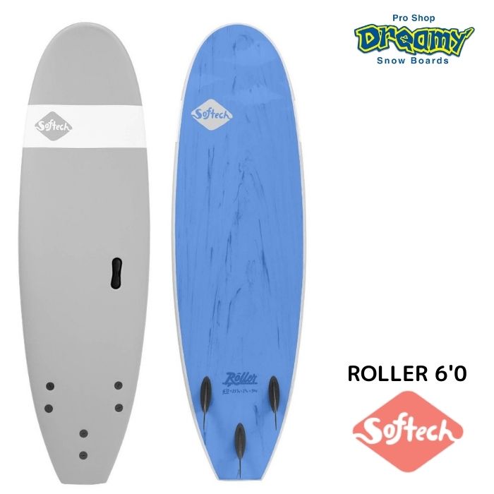 SOFTECH ソフテック ROLLER 6'0 Gray 54Lスポンジボード サーフボード ショートボード ソフトボード  サーフィン-スノーボード（キッズ）・サーフィンの専門店｜DREAMY