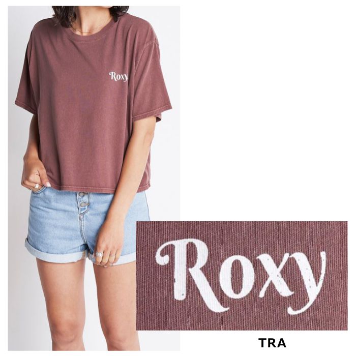 ROXY ロキシー PARADISE OASIS S/S RST221102 Tシャツ クロップド バックプリント 半袖 ショート丈 コットン素材  シンプル ロゴ 2022春夏モデル 正規品-スノーボード（キッズ）・サーフィンの専門店｜DREAMY