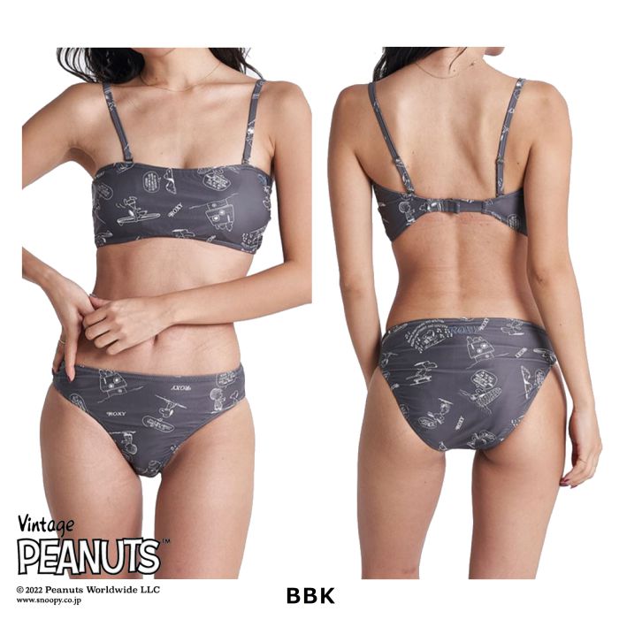 ROXY ロキシー PEANUTS SWIMWEAR RSW222001 ビキニセット バンドゥー