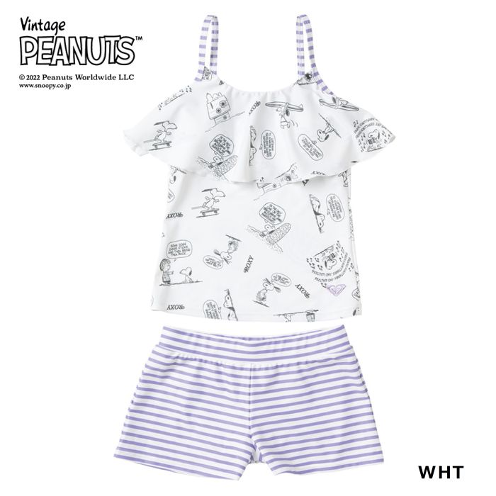 ROXY ロキシー PEANUTS RG SWIMWEAR TSW222110 キッズ 水着セット 100