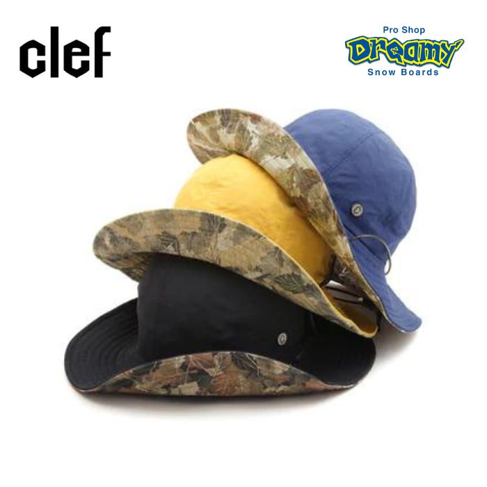 clef クレRB3626 TOPPO HAT リバーシブル ハット 帽子 ロゴ 正規品-スノーボード・サップ・サーフィン・スケートボードの