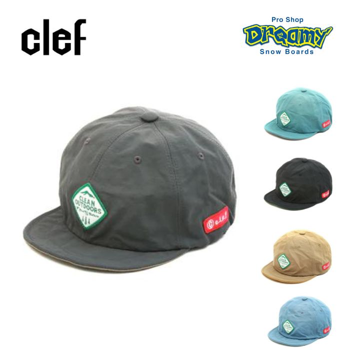 clef クレ RB3639 RONNIE B.CAP キャップ 帽子 ロゴ 正規品-スノーボード・サップ・サーフィン・スケートボードの