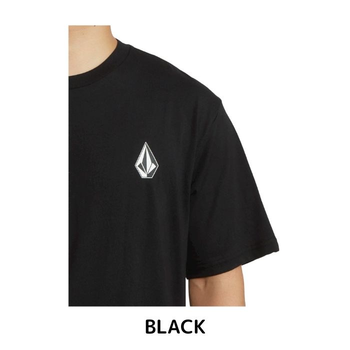 VOLCOM ボルコム メンズ Tシャツ NPAC ICONIC STONE SS TEE 半袖 ロゴ プリント BLK 2022 SPRING  モデル 正規品-スノーボード（キッズ）・サーフィンの専門店｜DREAMY